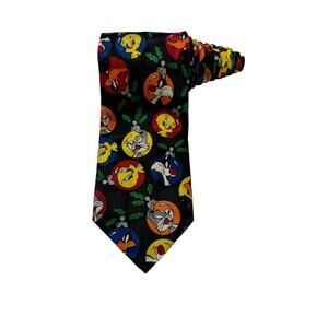 Looney Tunes Mania Christmas Ornaments Holly Vintage Necktie Bugs Bunny Tweety